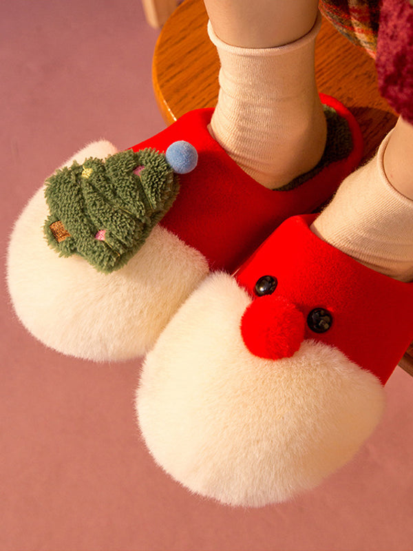 Casual Non-Slip Plush Warm Slippers