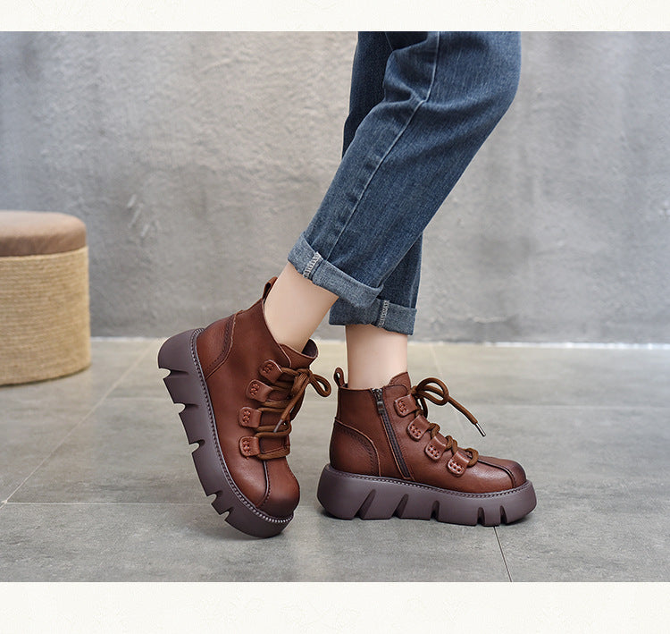 Classic Lace-Up Thick Bottom Martin Boots