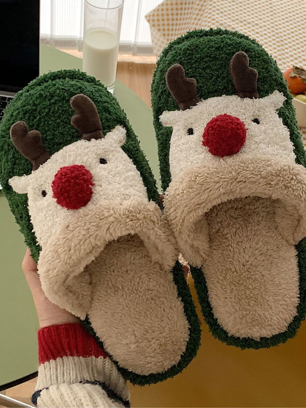 Cartoon Casual Home Plush Slippers