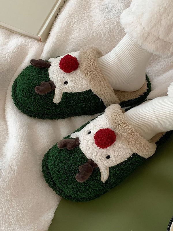 Cartoon Casual Home Plush Slippers