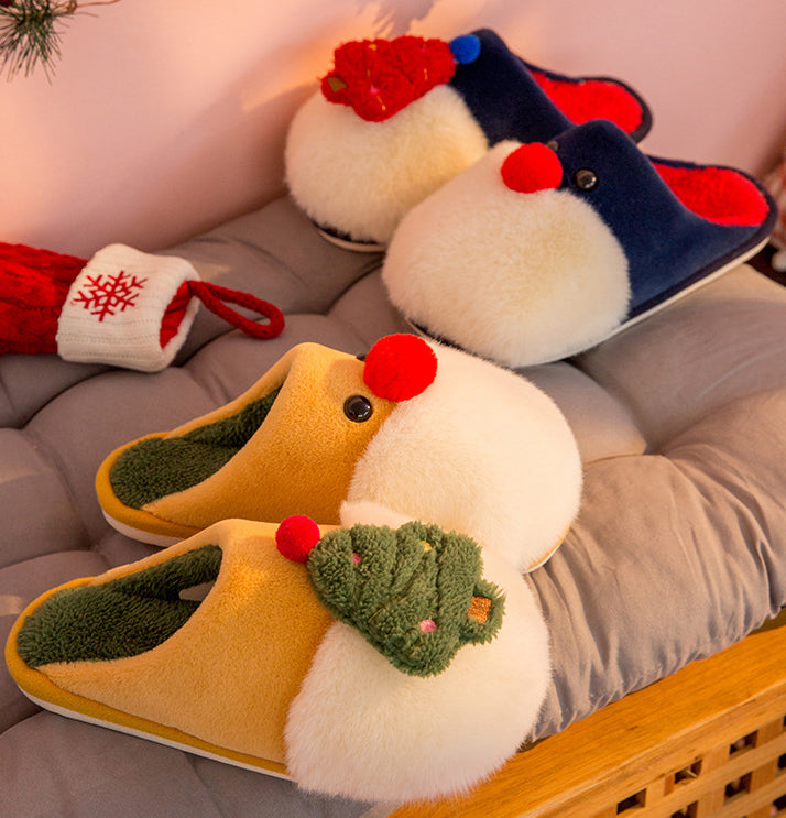 Casual Non-Slip Plush Warm Slippers