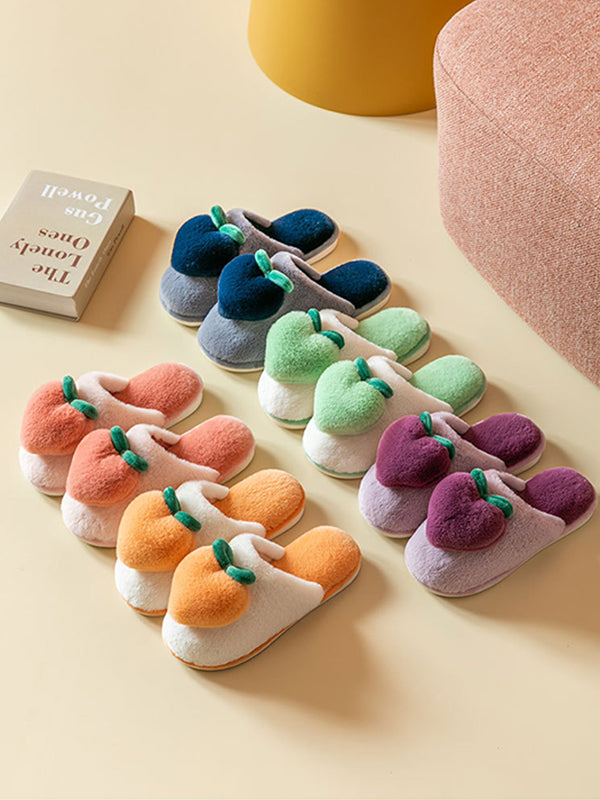 Simple Love Casual Plush Slippers