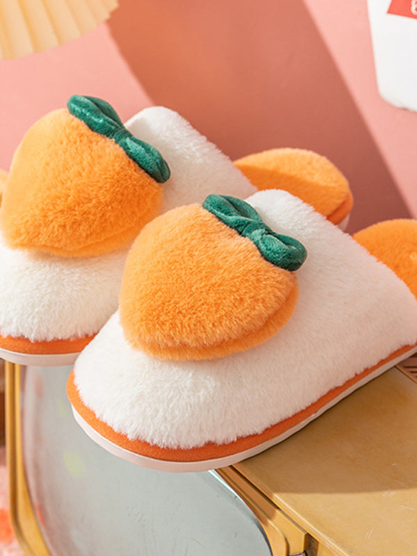 Simple Love Casual Plush Slippers