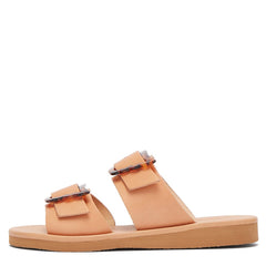 Blush Buckles Women's Slide Sandals