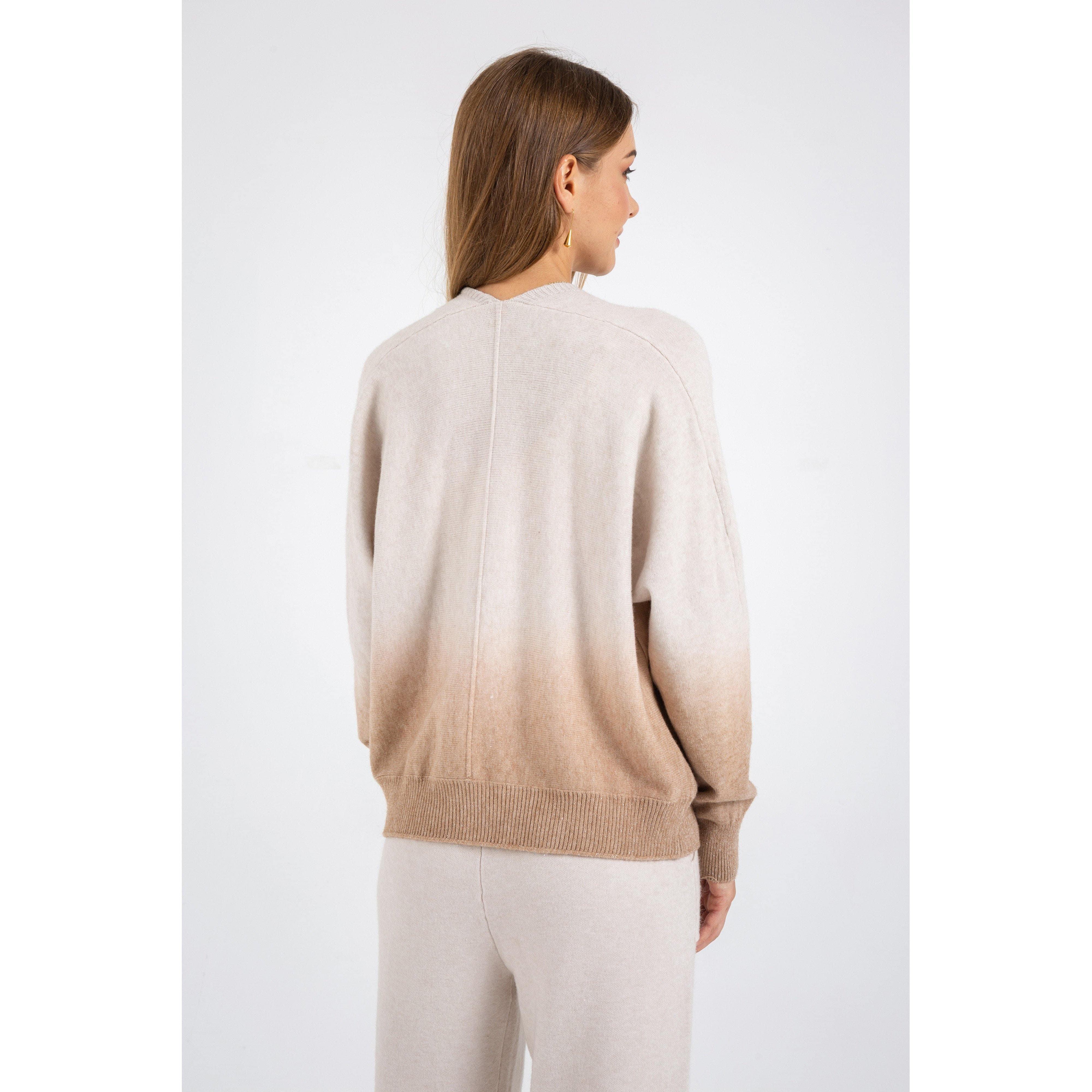 Dip Dye Knitted Sweater