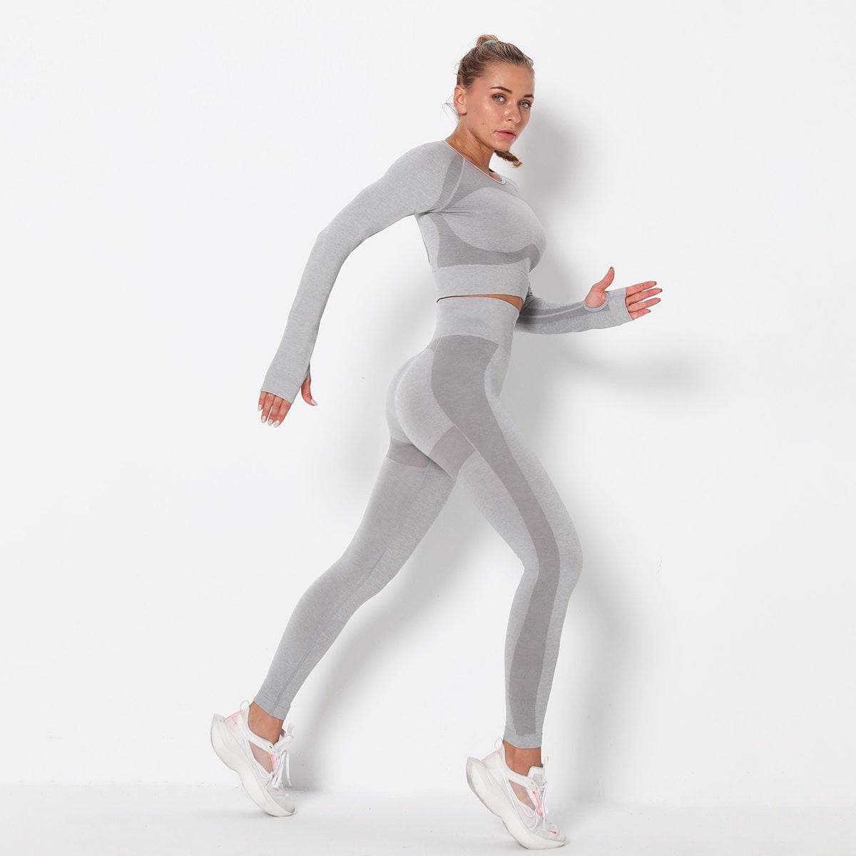 light Grey Yoga Set