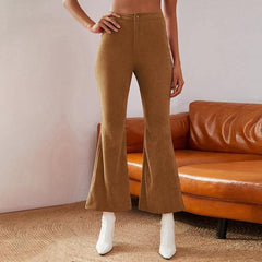 High Waist Flare Leg Pants