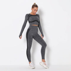 Dark gray Yoga Set