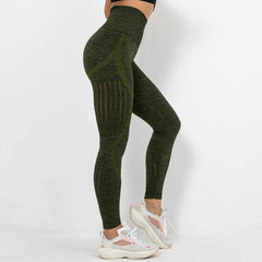 Green Army yoga Workout Legging