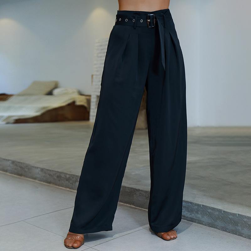 High Waist Belt Pants