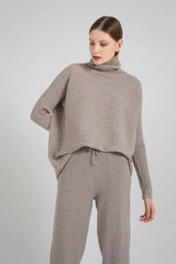 Casual Loose Knitted Turtleneck Sweater