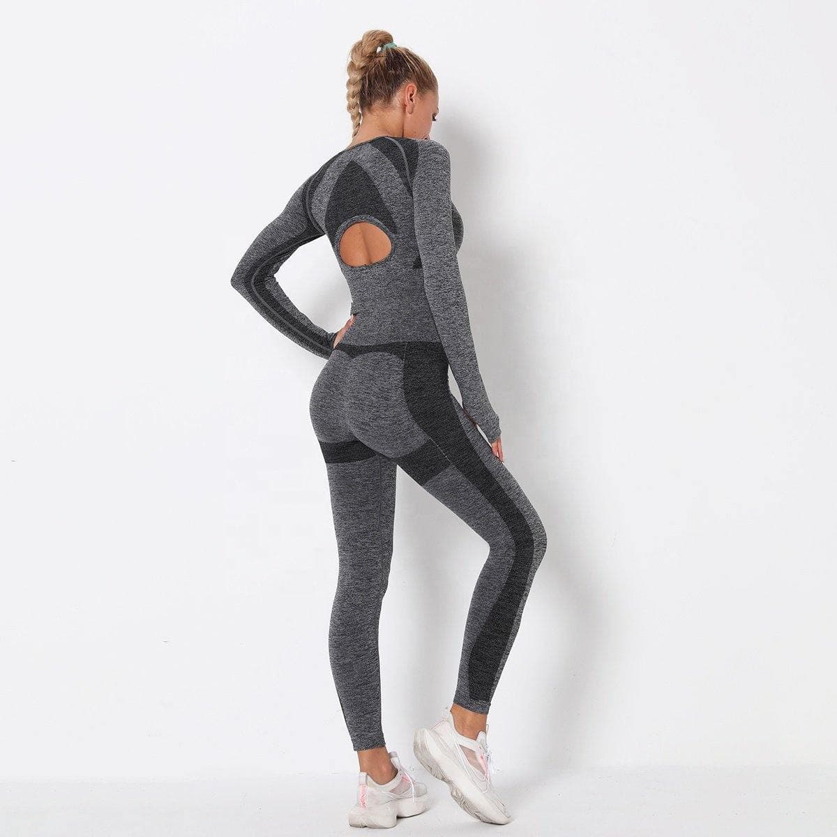 Dark gray Yoga Set