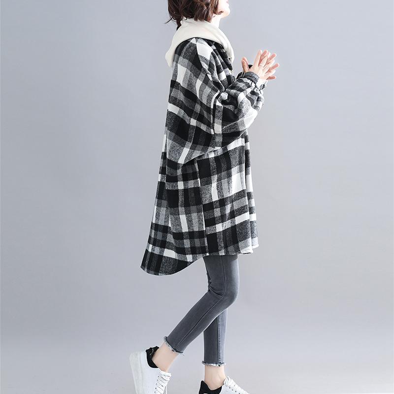 Autumn And Winter Loose  Padded Lantern Sleeve Cardigan