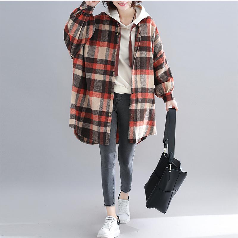 Autumn And Winter Loose  Padded Lantern Sleeve Cardigan