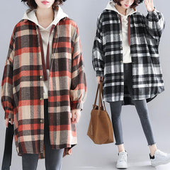 Autumn And Winter Loose  Padded Lantern Sleeve Cardigan