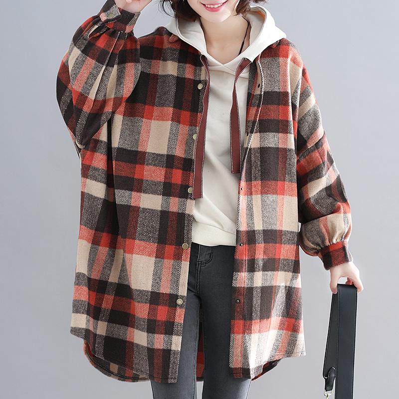 Autumn And Winter Loose  Padded Lantern Sleeve Cardigan