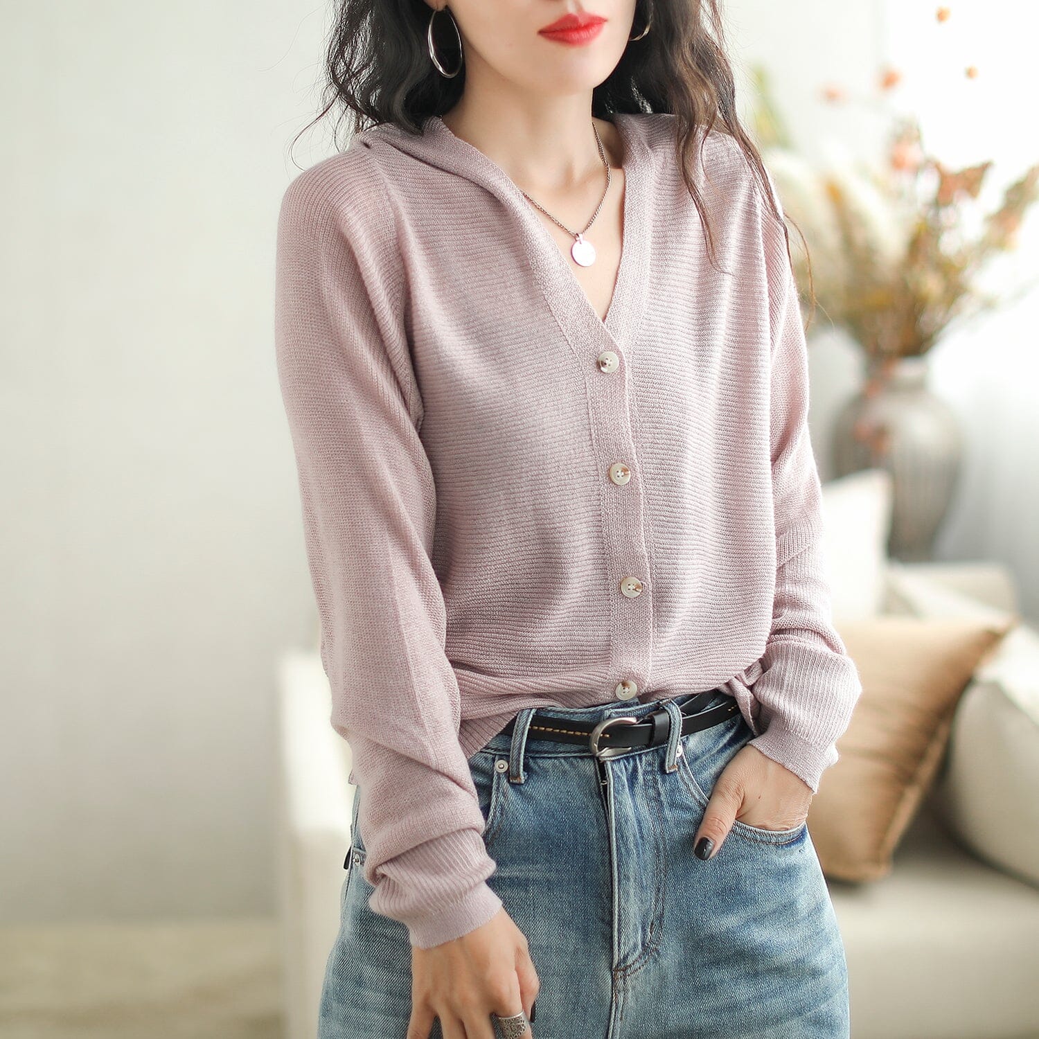 Autumn Casual Fashin Knitted Cardigan