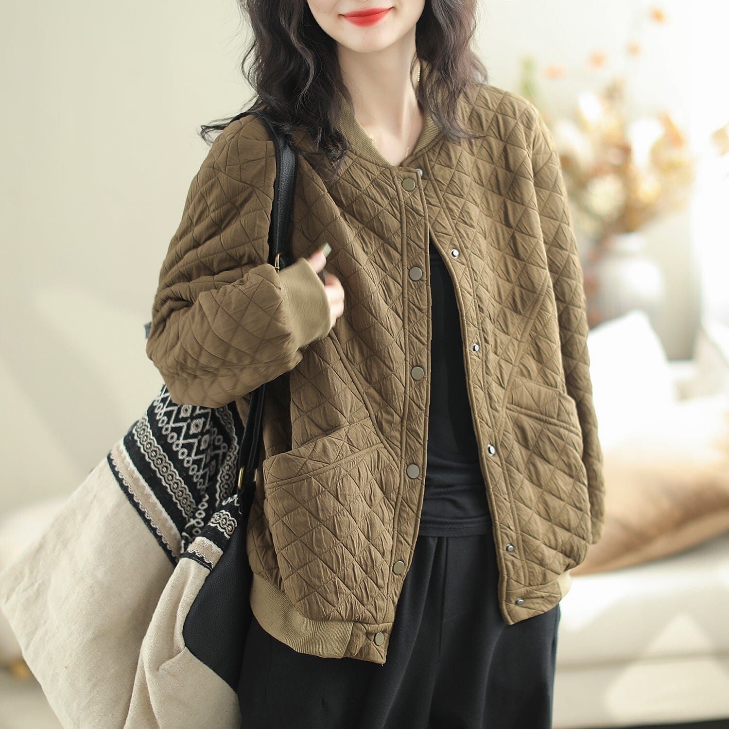 Autumn Casual Fashion Cotton Losoe Jacket