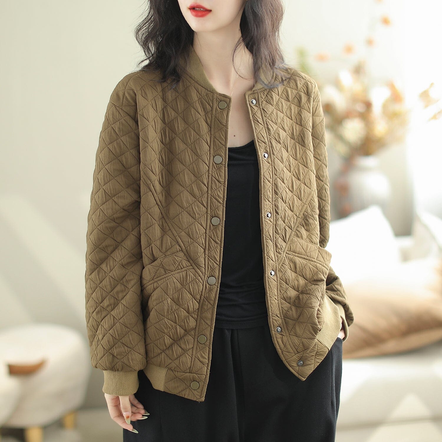 Autumn Casual Fashion Cotton Losoe Jacket