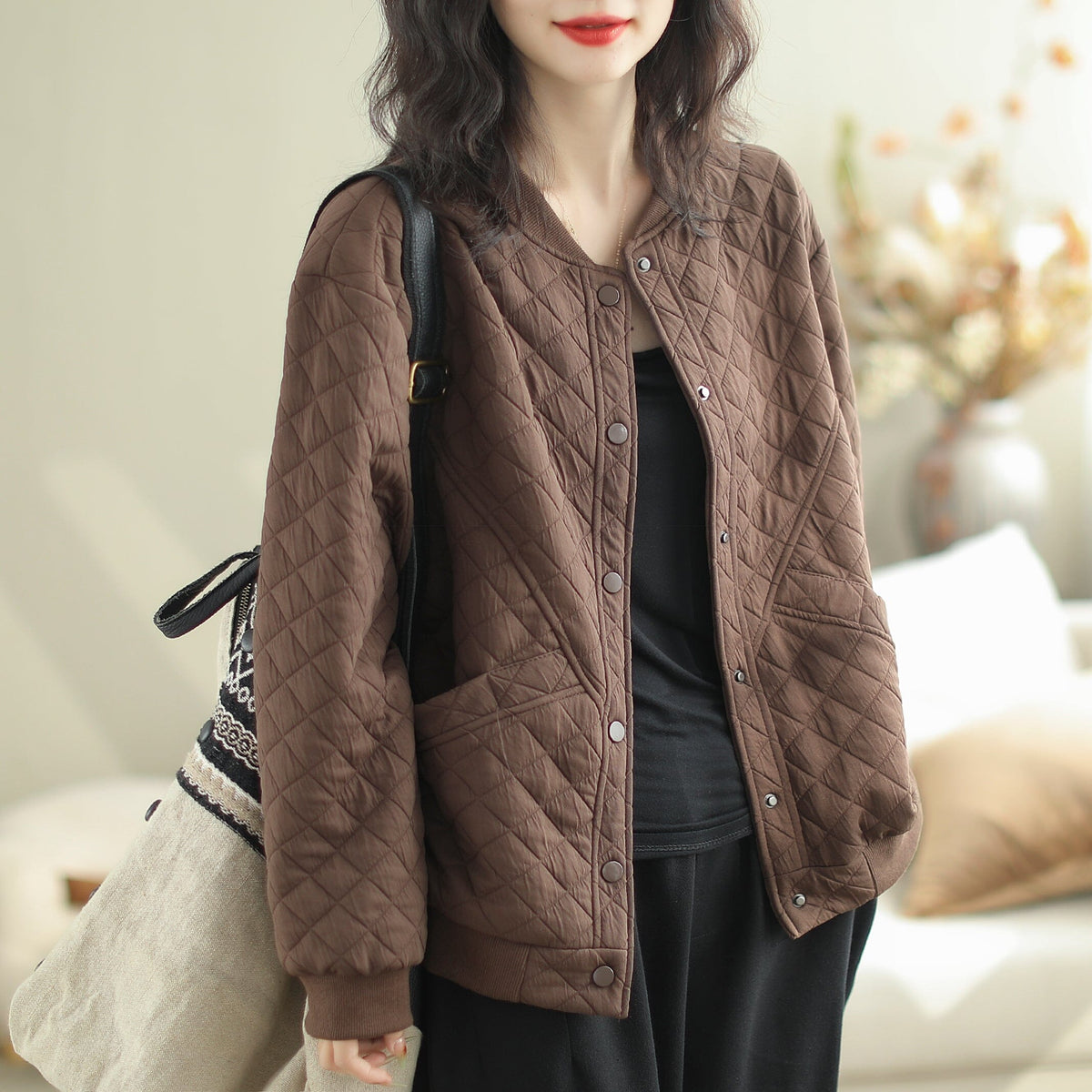 Autumn Casual Fashion Cotton Losoe Jacket