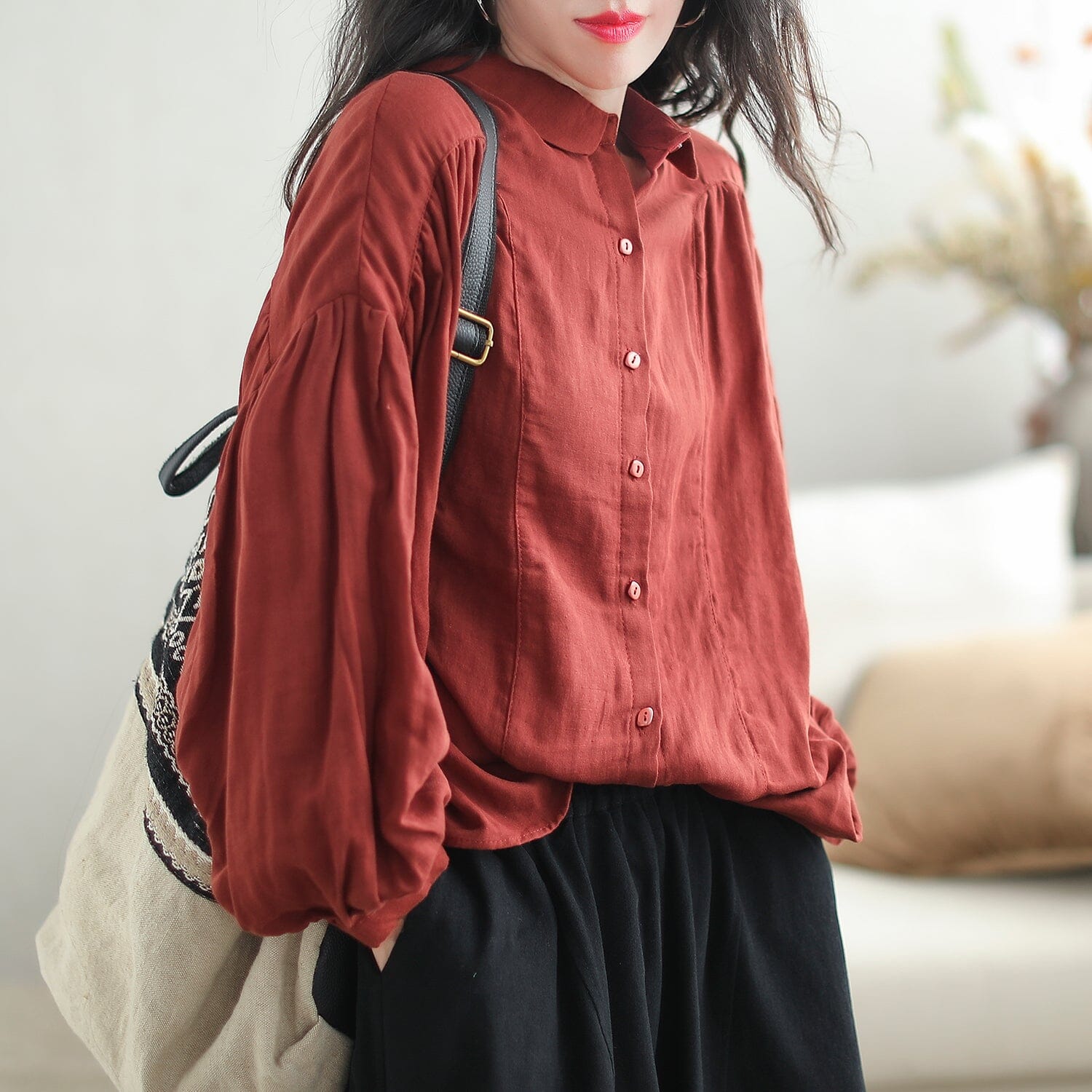 Autumn Casual Fashion Loose Minimalist Blouse