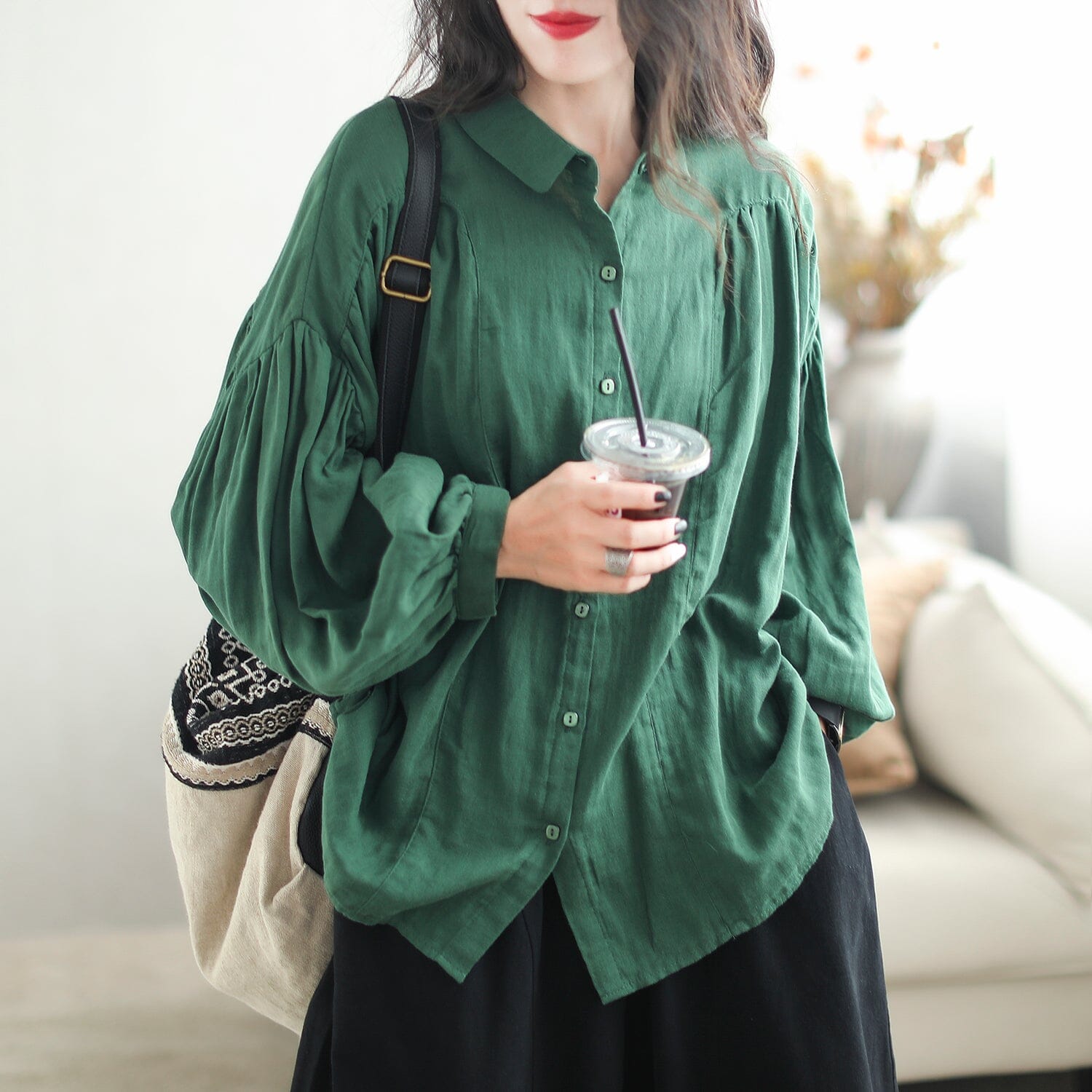 Autumn Casual Fashion Loose Minimalist Blouse