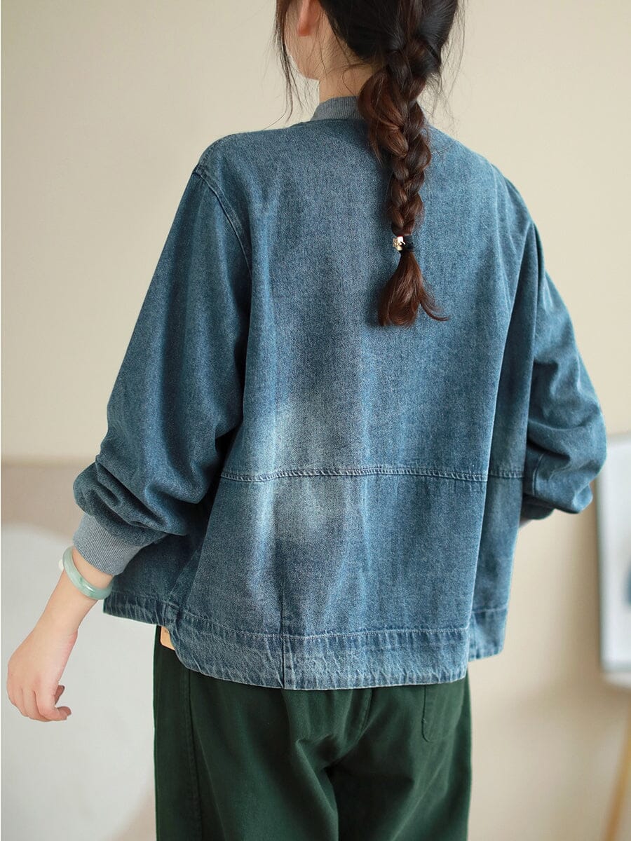 Autumn Casual Retro Loose Denim Jacket