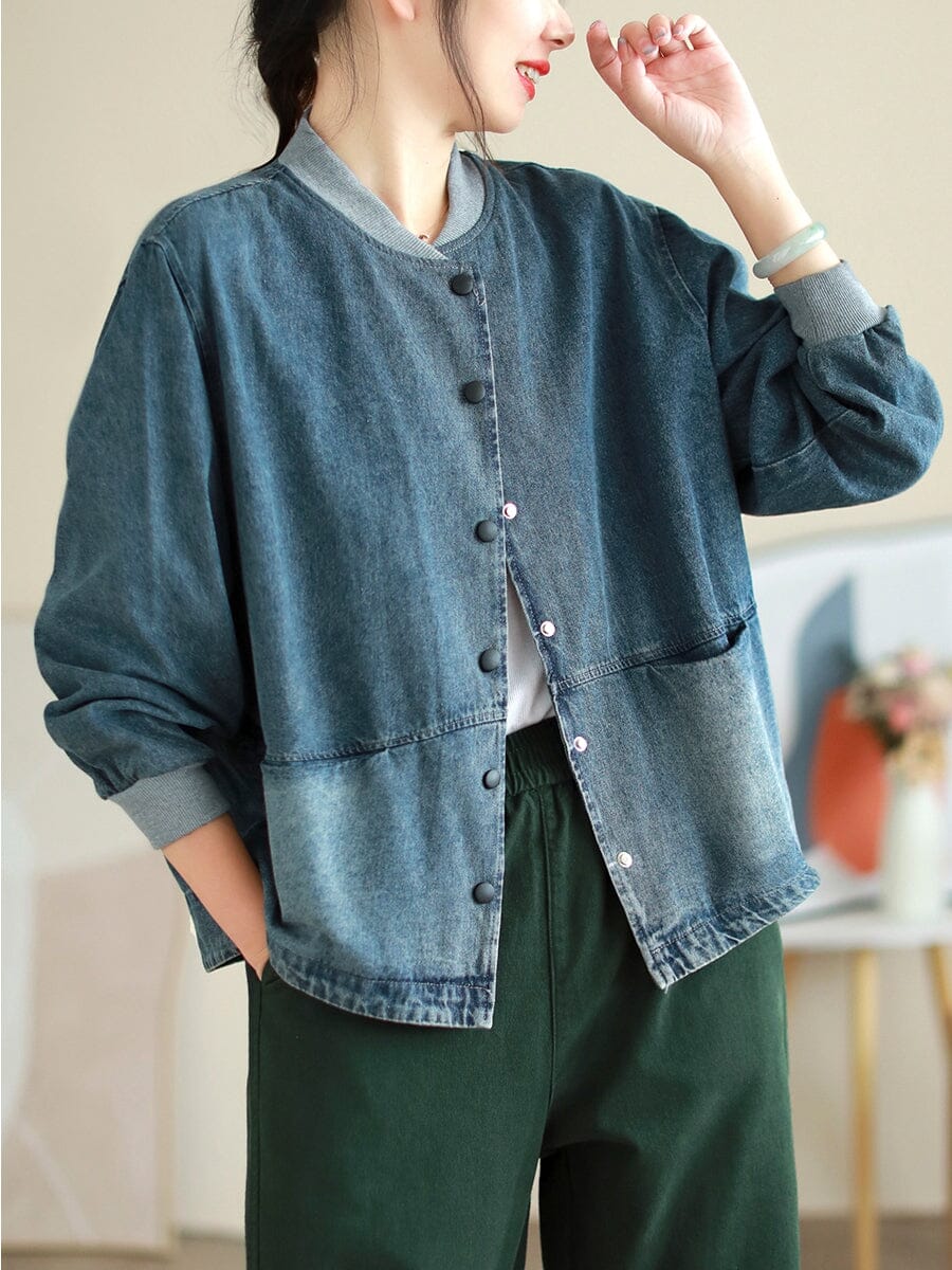 Autumn Casual Retro Loose Denim Jacket