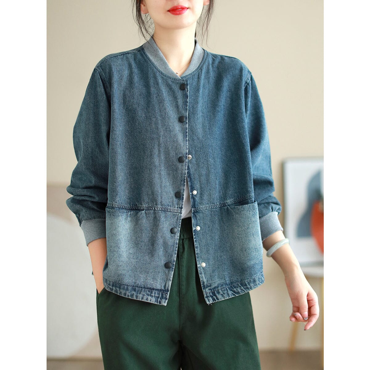 Autumn Casual Retro Loose Denim Jacket