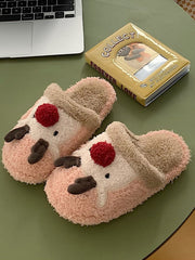 Cartoon Casual Home Plush Slippers