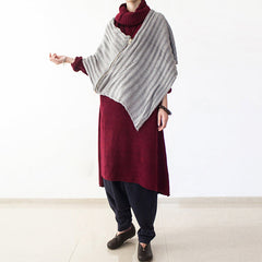 2021 winter burgundy cotton knit sweater dresses plus size turtle neck warm winter dress