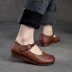 23A2  Casual Shoes - Comfortable Leather Flats