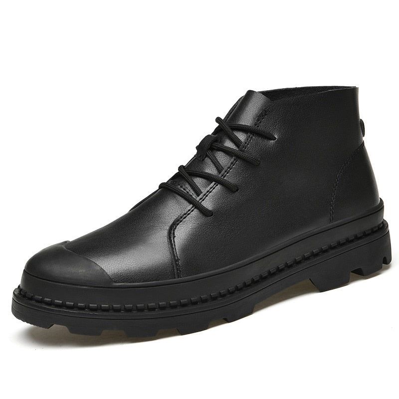 Breathable Leather Business Sneakers Boots  Casual Shoes JOS1011