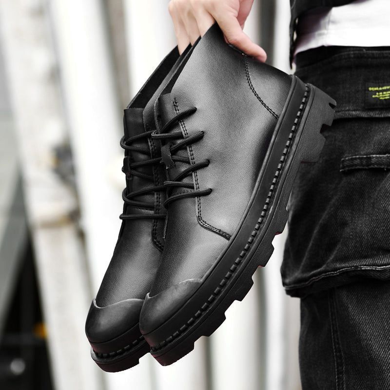 Breathable Leather Business Sneakers Boots  Casual Shoes JOS1011