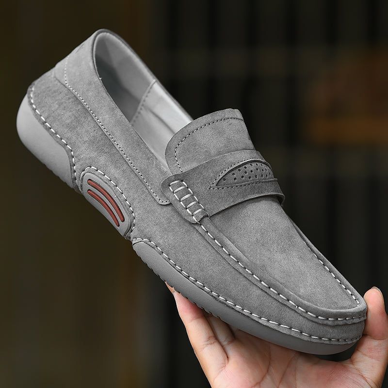 Breathable Suede  Casual Shoes TBFS0955 Soft Leather Loafers