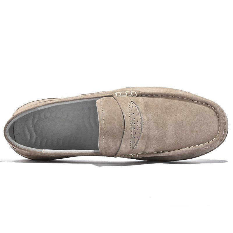 Breathable Suede  Casual Shoes TBFS0955 Soft Leather Loafers