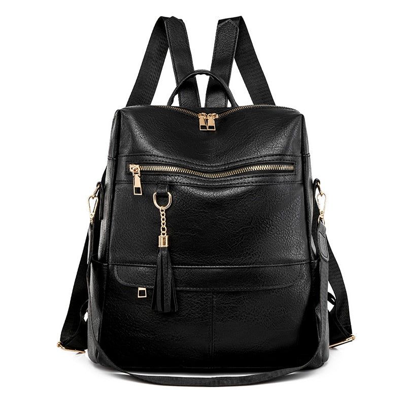 DB1242  Cool Backpack -  Soft Leather Shoulder Bag