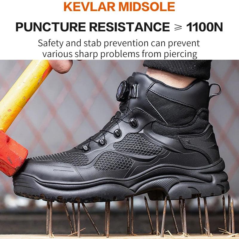 DF1245  Black Casual Shoes - Safety Work Boots