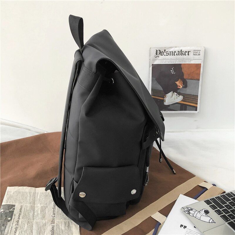 Drawstring School Bag -   unisex Cool Backpack UCBRQ41 Travel Solid