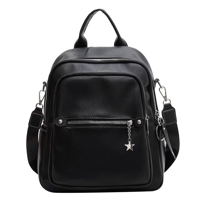 Leather College Bags -  Cool backpack WV1235