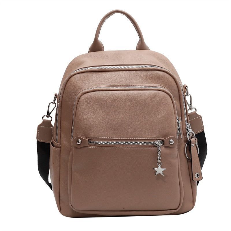 Leather College Bags -  Cool backpack WV1235