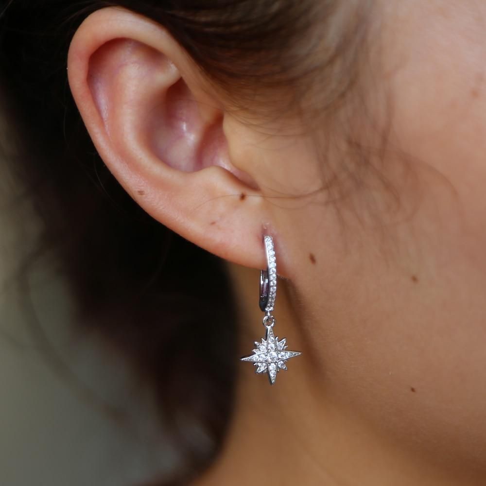 North Star Earrings Charm Jewelry