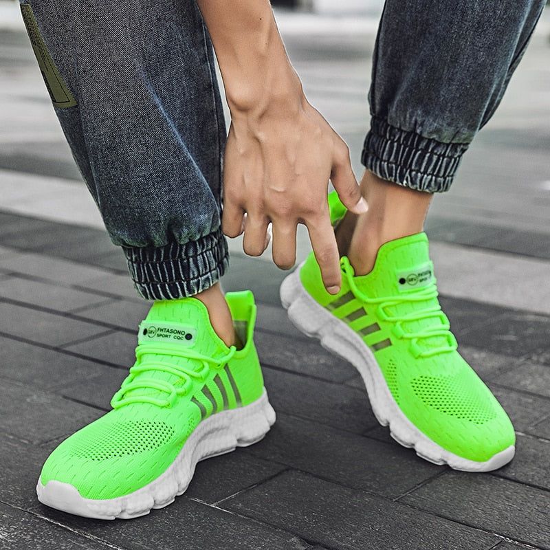 Casual Shoes Comfortable Fluorescent Sneakers