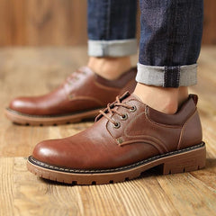 Casual Shoes Genuine Leather 2021 Brogue Safety Sneakers #9536