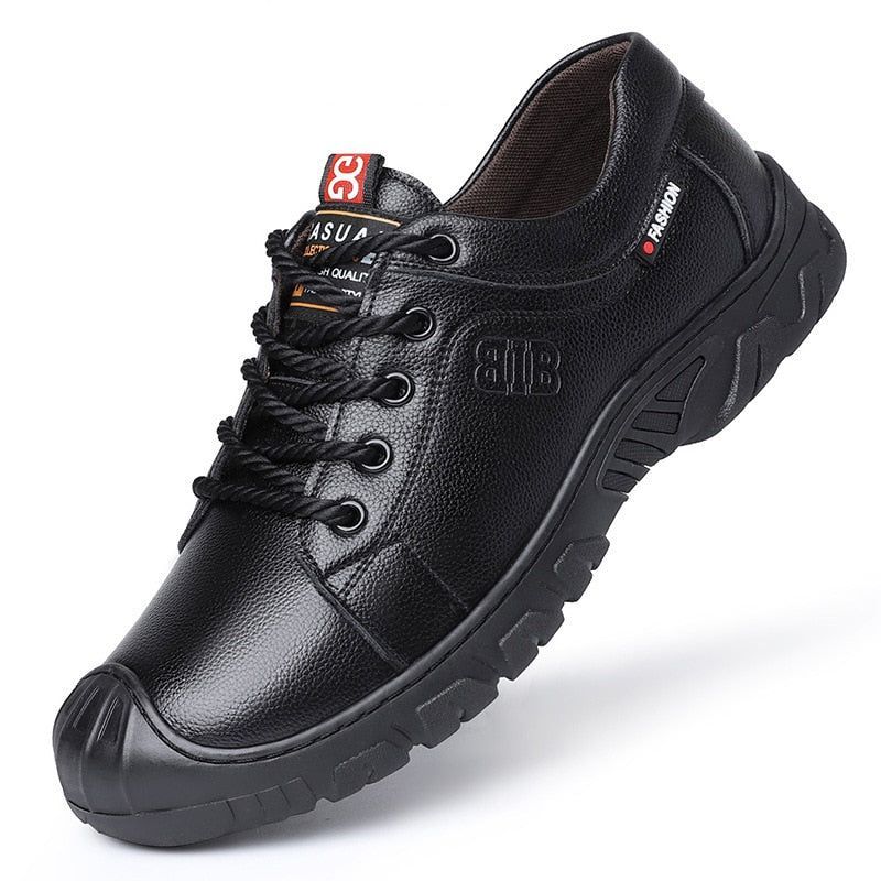 Casual Shoes Genuine Leather 2021 Brogue Safety Sneakers #9536