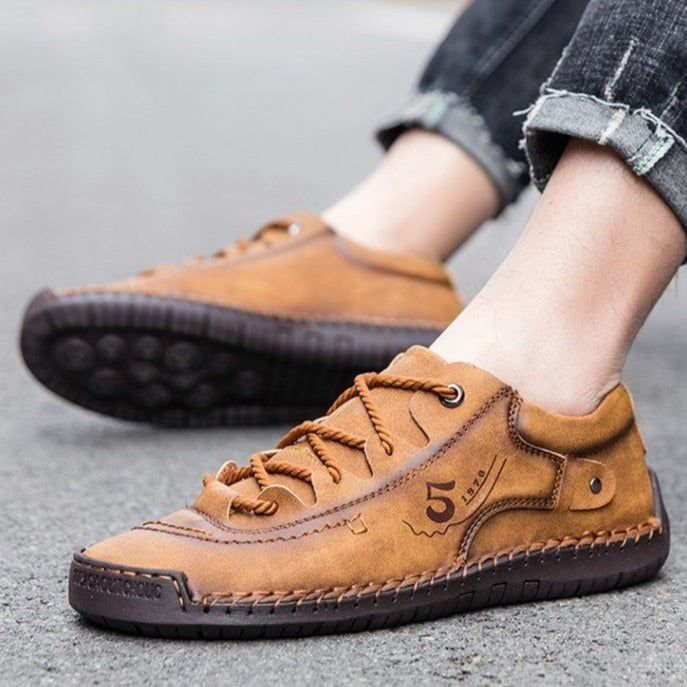 Casual Shoes Handmade Loafers Breathable Sneakers #JU303