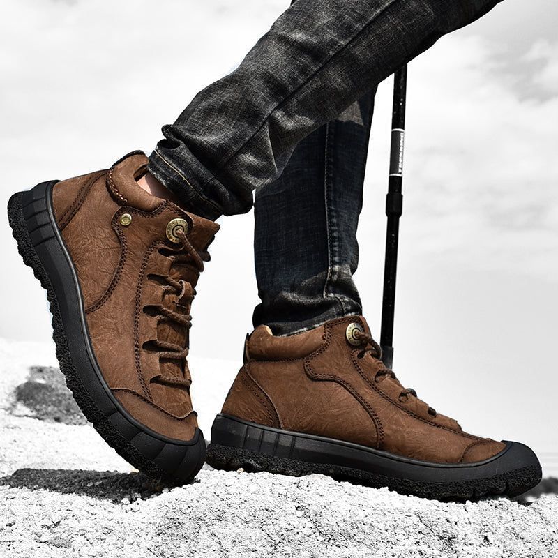 Casual Shoes JS0408 Outdoor Leather Ankle Boots Sneakers