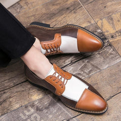 Casual Shoes Leather Dress Shoes Lace Up Moccasins Loafers For Men