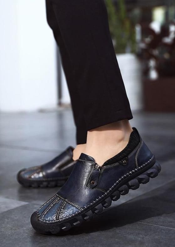 Casual Shoes Leather  Flats Loafers #XS7023