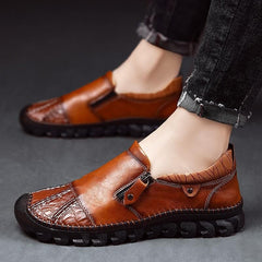 Casual Shoes Leather  Flats Loafers #XS7023